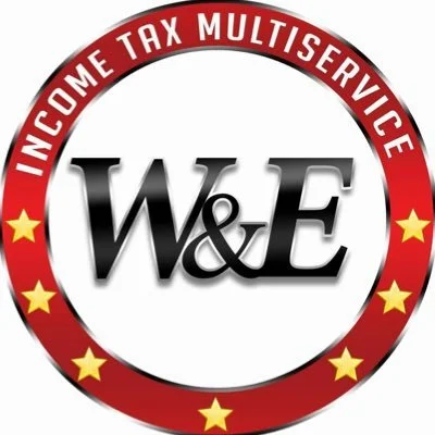 W & E Income Tax Multiservices Logo